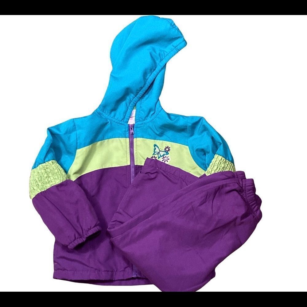 Okie dokie little girl tracksuit size 3t